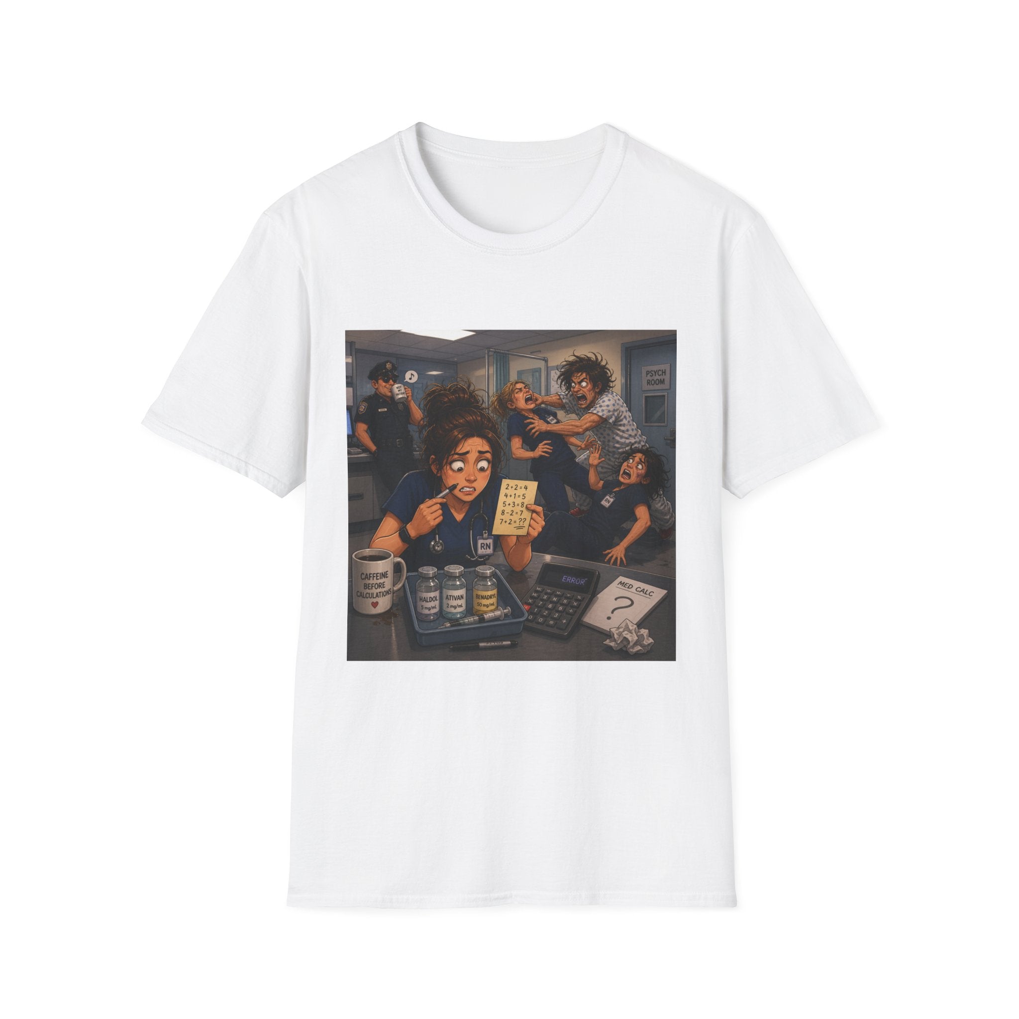 Cafe Chaos T‑Shirt — Funny Barista Puzzle Art Tee