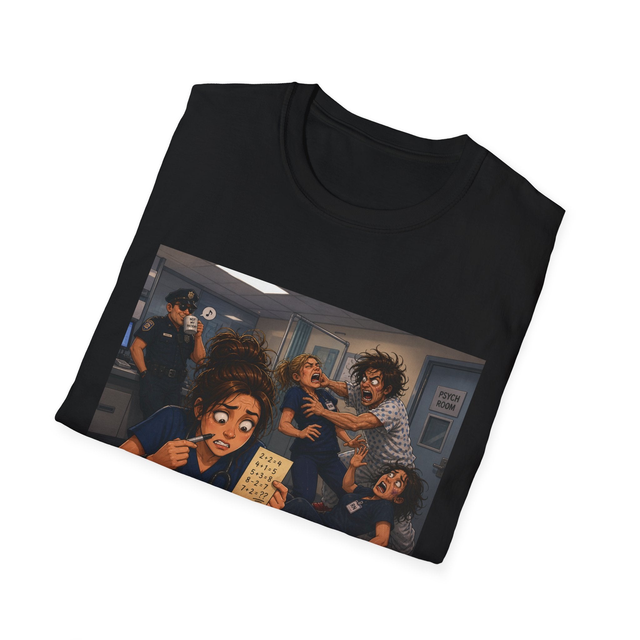Cafe Chaos T‑Shirt — Funny Barista Puzzle Art Tee