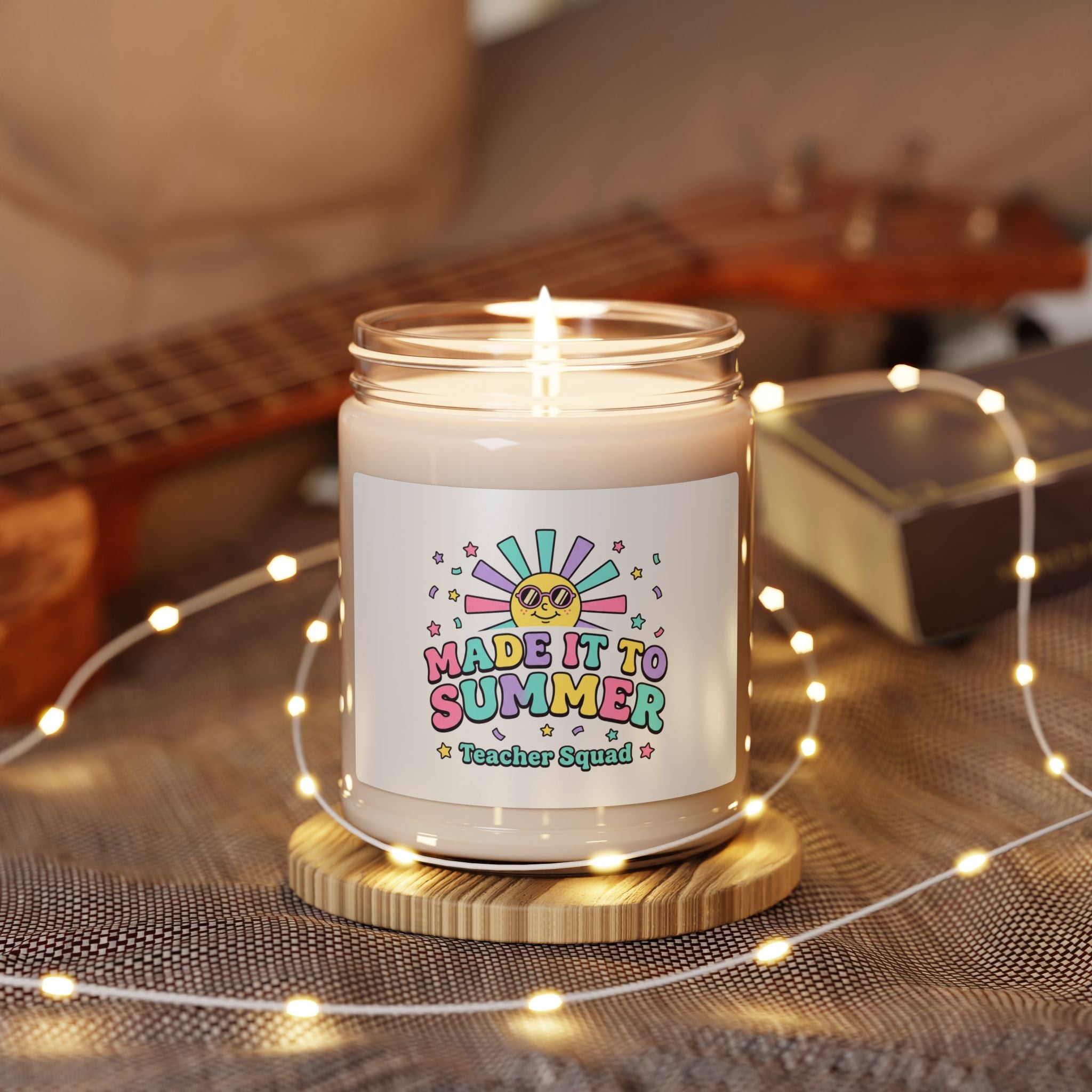 Made It To Summer Candle | Teacher Summer, School’s Out Soy Candle
