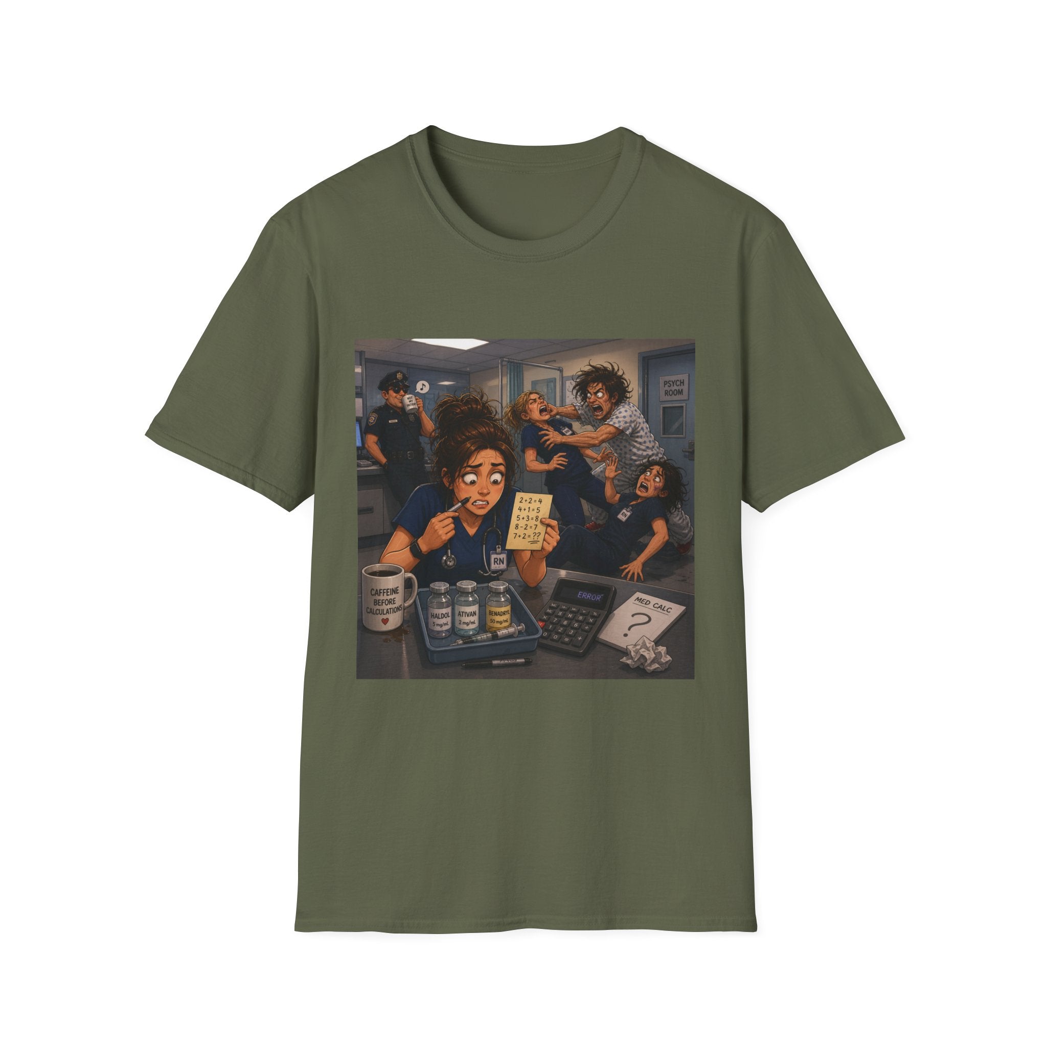 Cafe Chaos T‑Shirt — Funny Barista Puzzle Art Tee