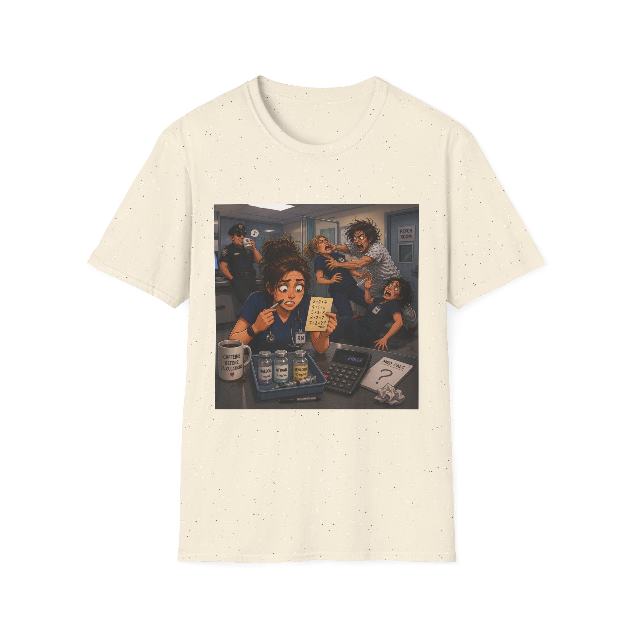 Cafe Chaos T‑Shirt — Funny Barista Puzzle Art Tee