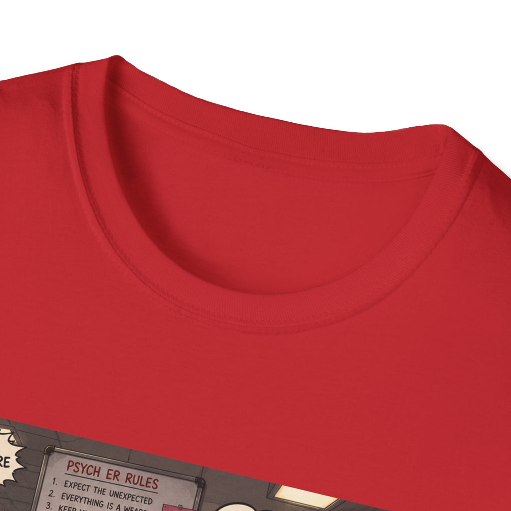 Funny Casino Dealer T‑Shirt – 'Dealer's Night Shift' Retro Poker Pit Graphic Tee