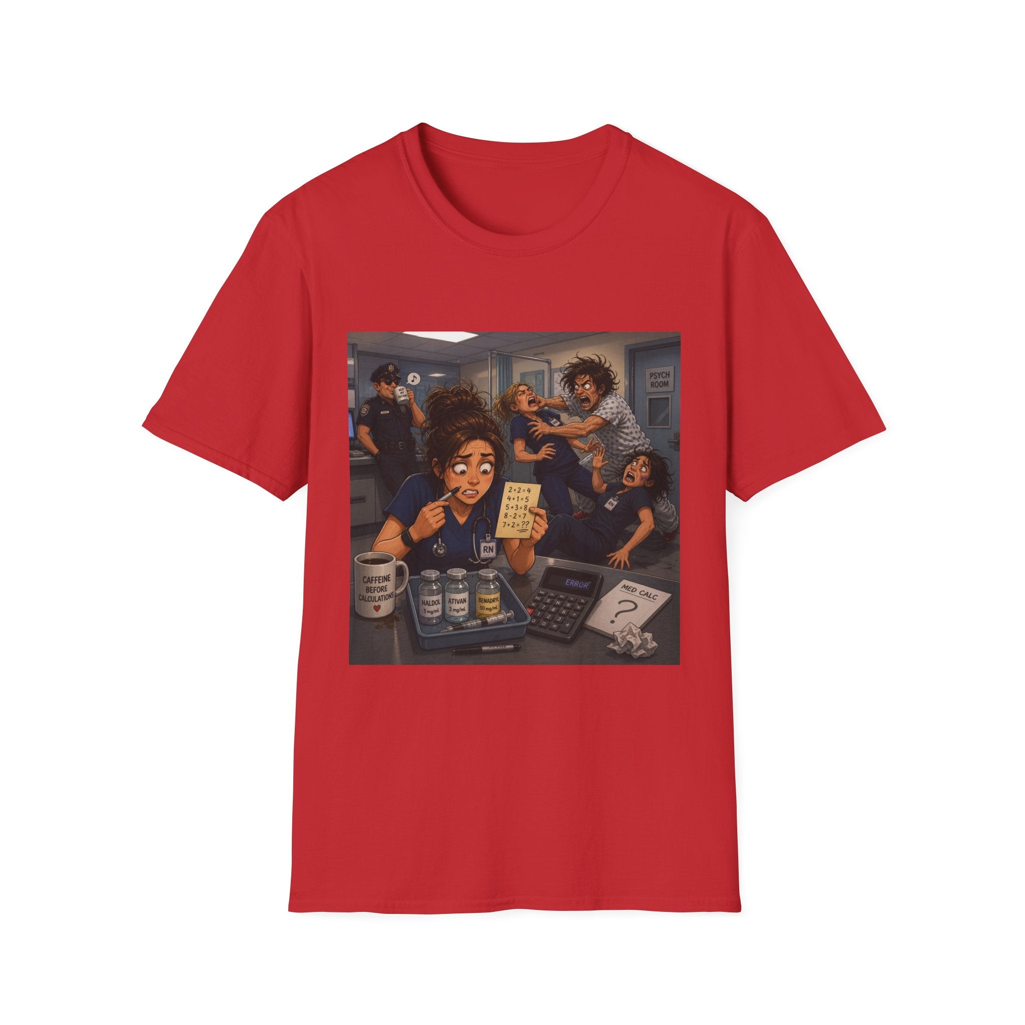 Cafe Chaos T‑Shirt — Funny Barista Puzzle Art Tee
