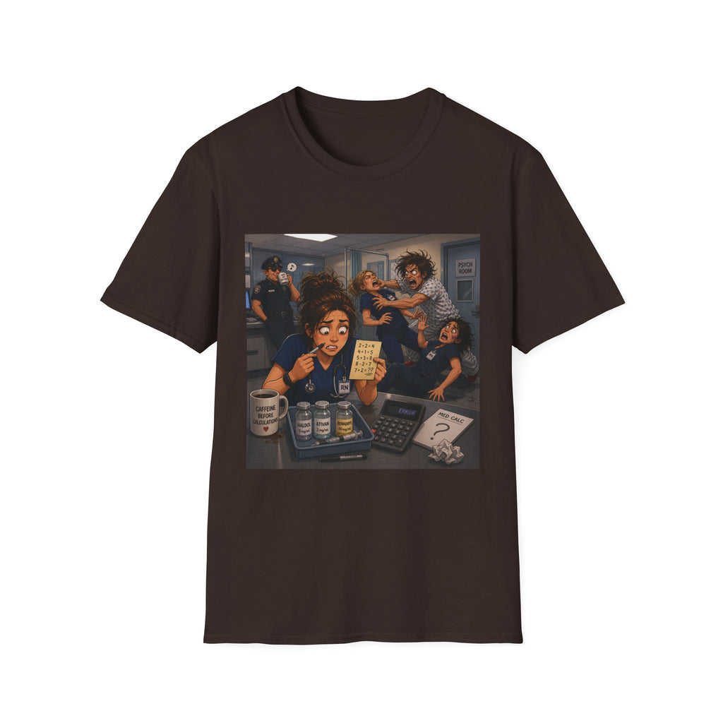 Cafe Chaos T‑Shirt — Funny Barista Puzzle Art Tee