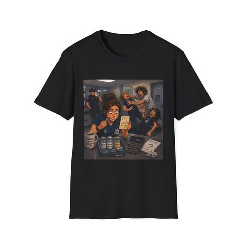 Cafe Chaos T‑Shirt — Funny Barista Puzzle Art Tee