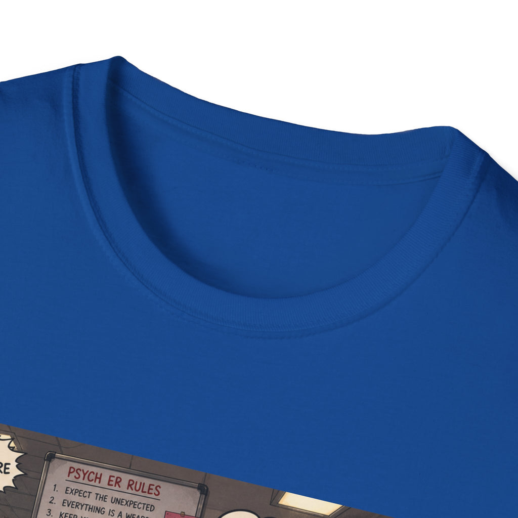 Funny Casino Dealer T‑Shirt – 'Dealer's Night Shift' Retro Poker Pit Graphic Tee