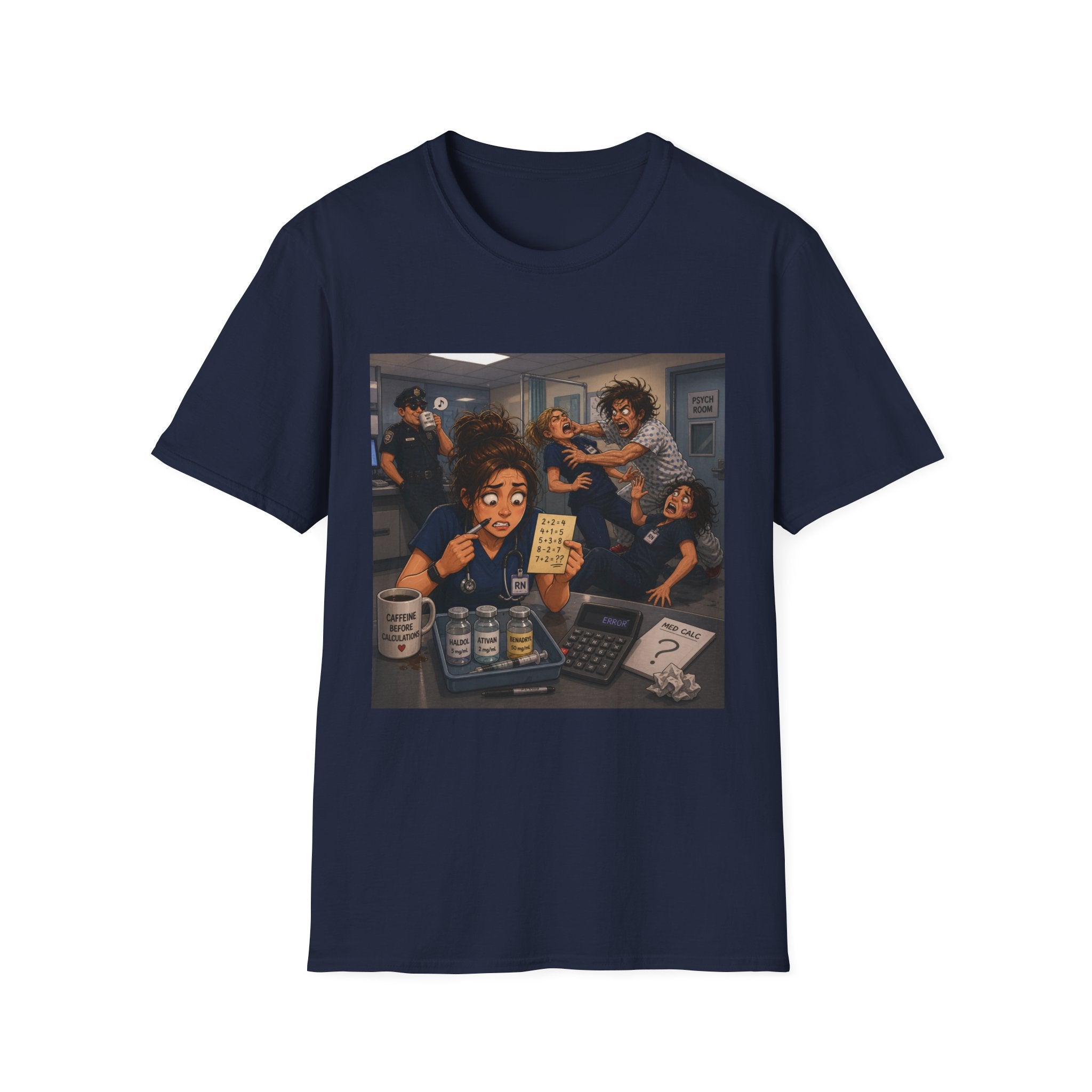 Cafe Chaos T‑Shirt — Funny Barista Puzzle Art Tee