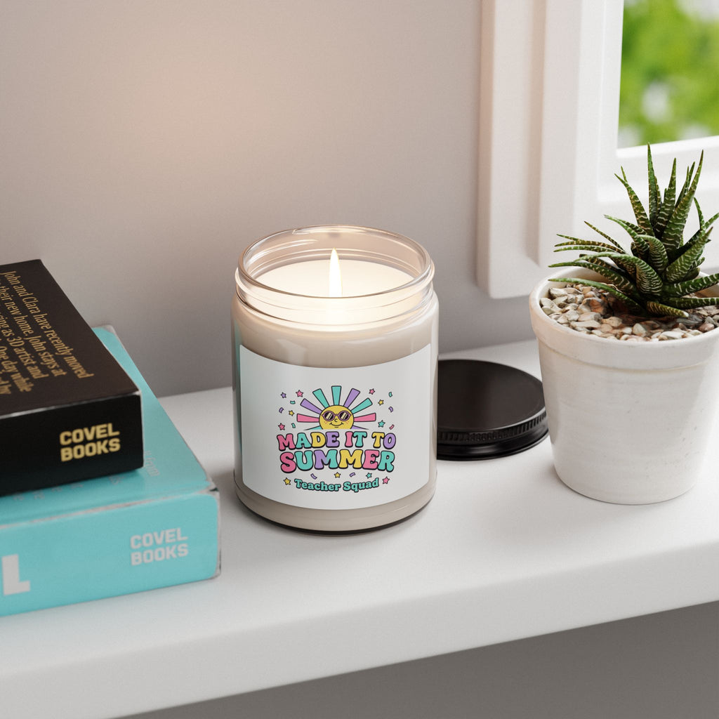 Made It To Summer Candle | Teacher Summer, School’s Out Soy Candle